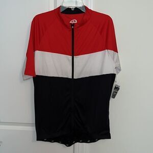 New Full Zipper White Black Red Speed Cycling bike racing riding womens jersey